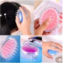 Crystal Soft Tooth Transparent Shampoo Comb Brush